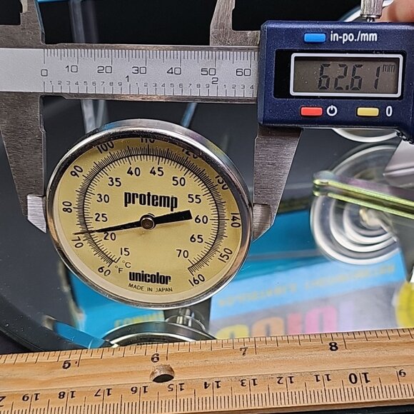 TWO Unicolor Protemp Thermometer Cat 348 Photo Lab Adjustable Luminescent - Picture 8 of 11